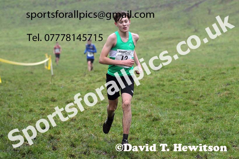 Boys under-13s, NECAA Junior Cross Country Relays, Thornley Farm, Peterlee, Saturday, December 12th. Photo: David T. Hewitson/Sports for All Pics